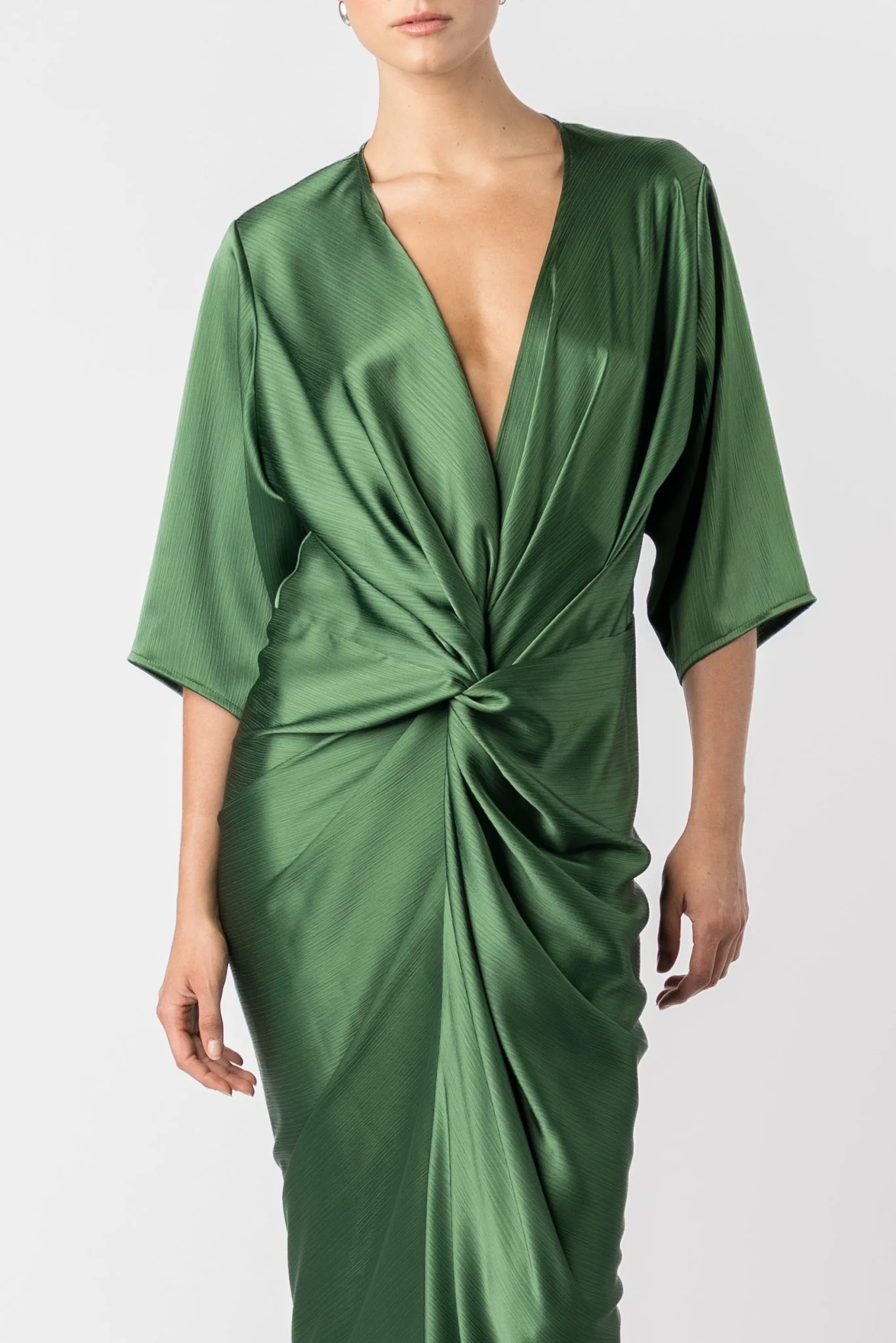 ALEX KIMONO SLEEVE MAXI - MATILDA GREEN - Image 8