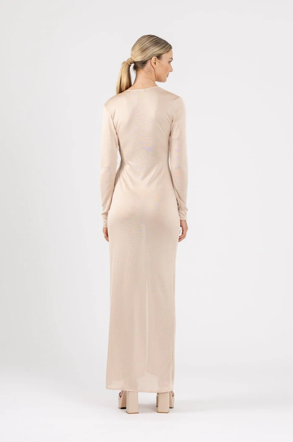 ALEXIS MAXI IN MEDALLION KNIT - Image 3