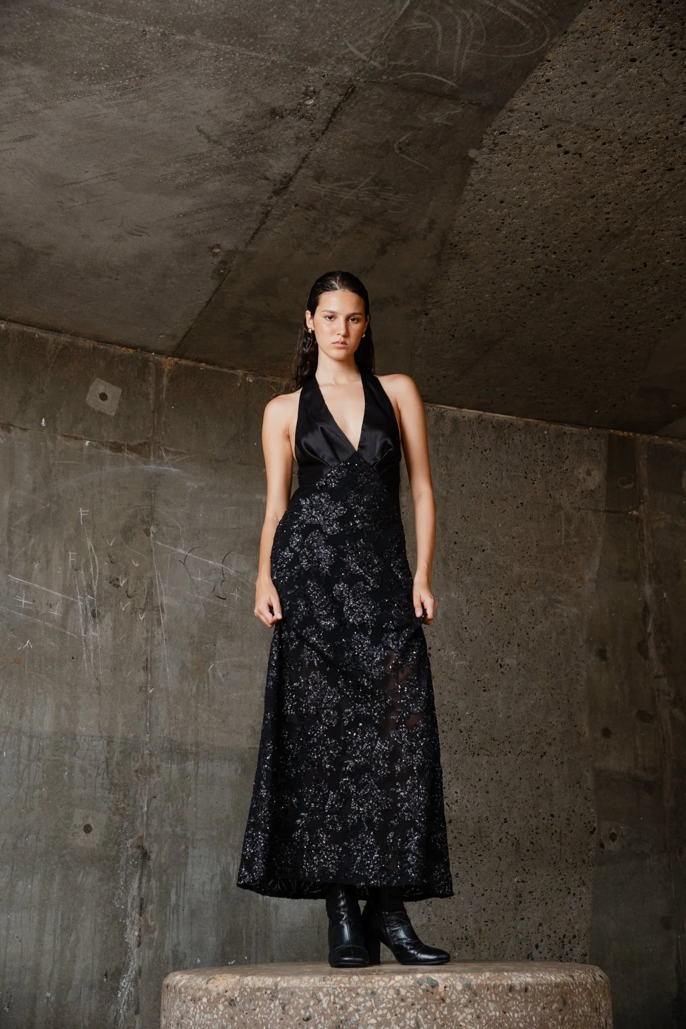 CLOE' DRESS - NOIR ÉCLAT - Image 7