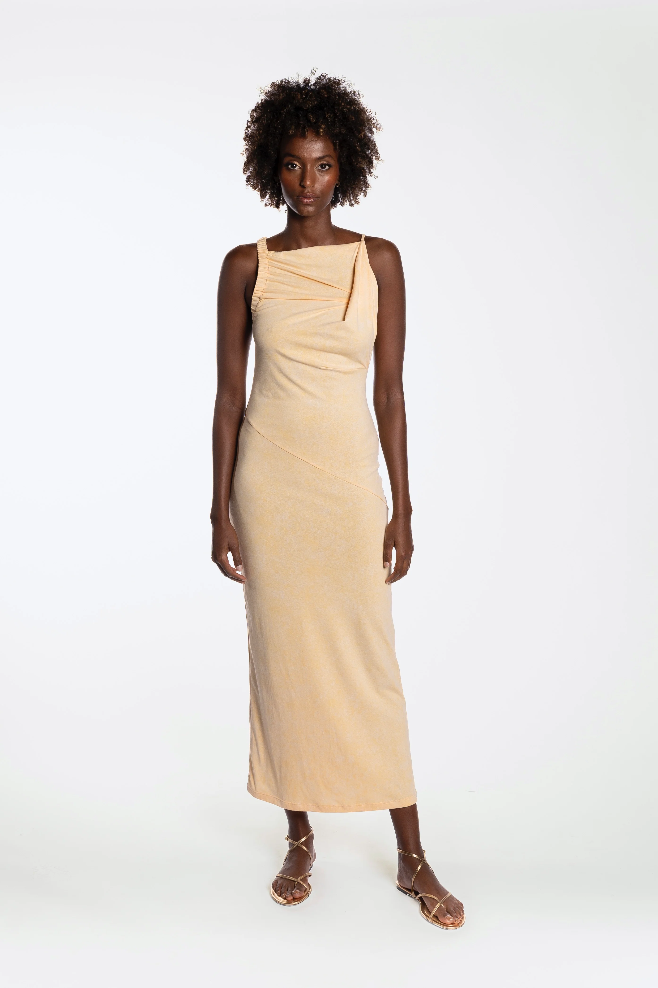 ELARA JERSEY DRESS - DESERT SAND - Image 10