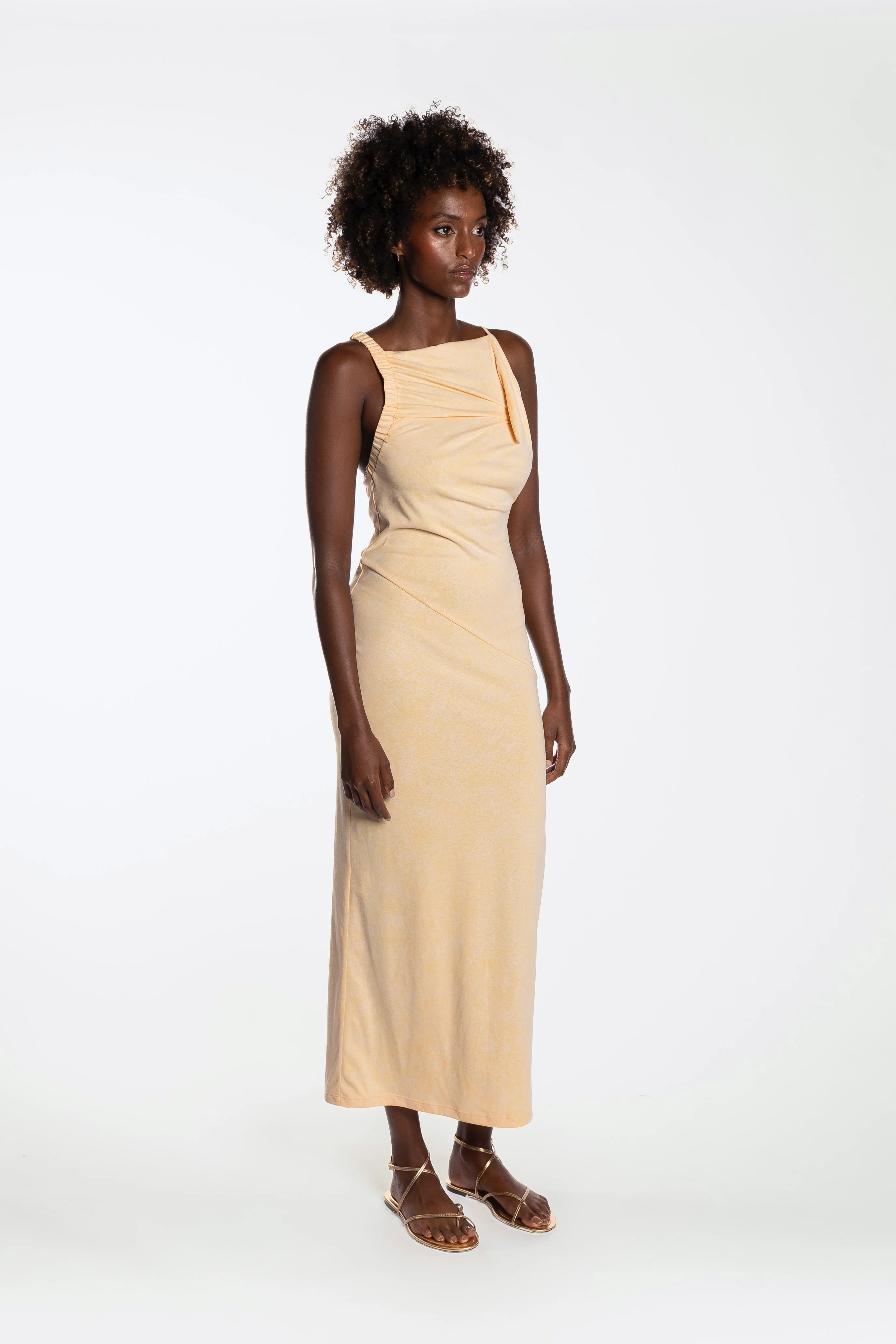ELARA JERSEY DRESS - DESERT SAND - Image 11