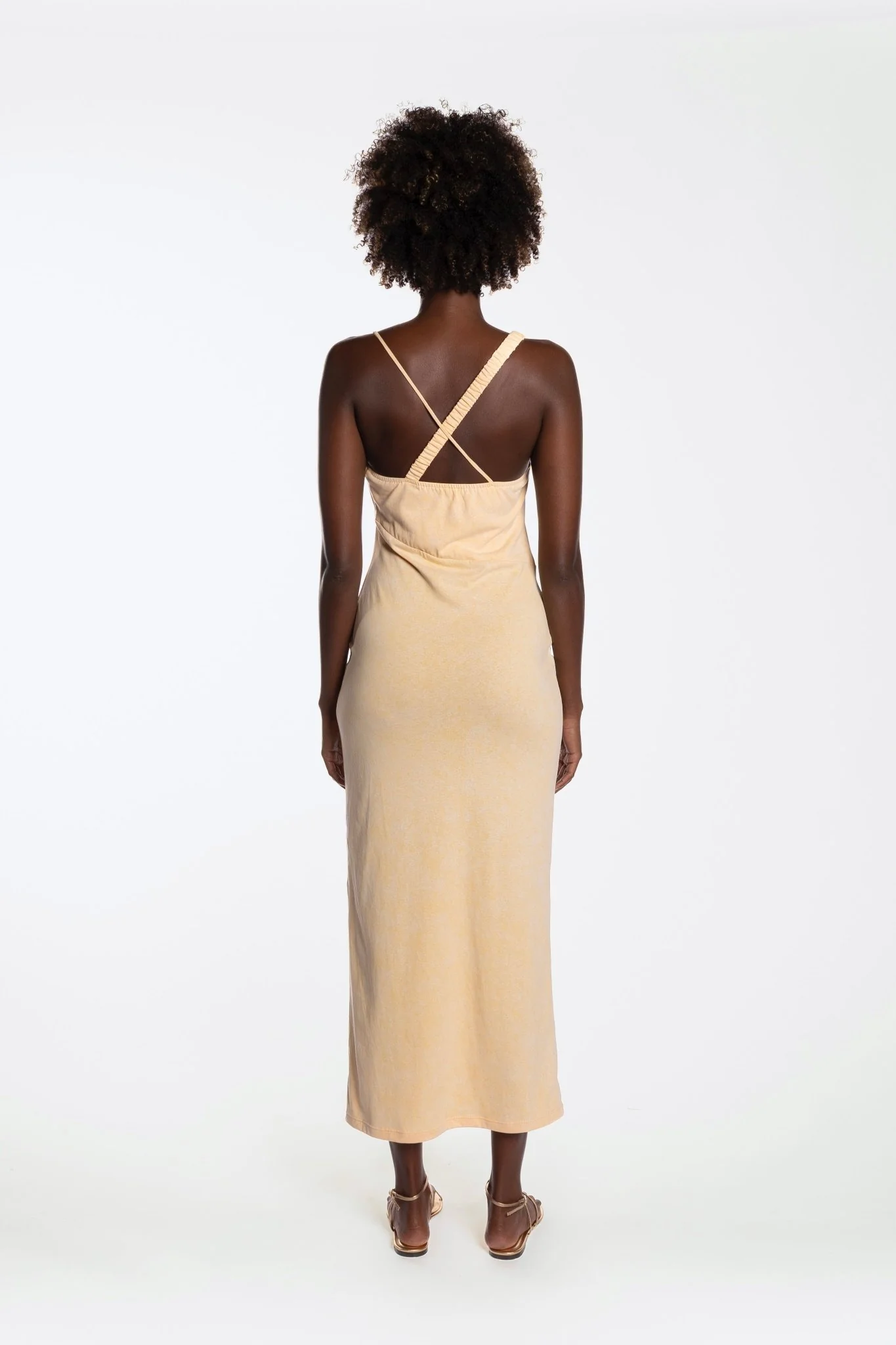 ELARA JERSEY DRESS - DESERT SAND - Image 9