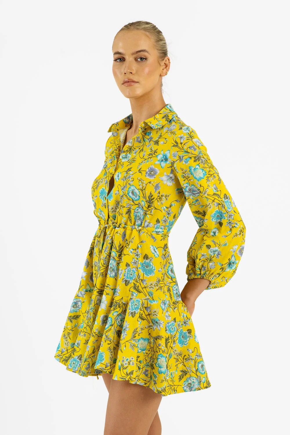 ELLA SHIRT DRESS - POSITANO PRINT - Image 5