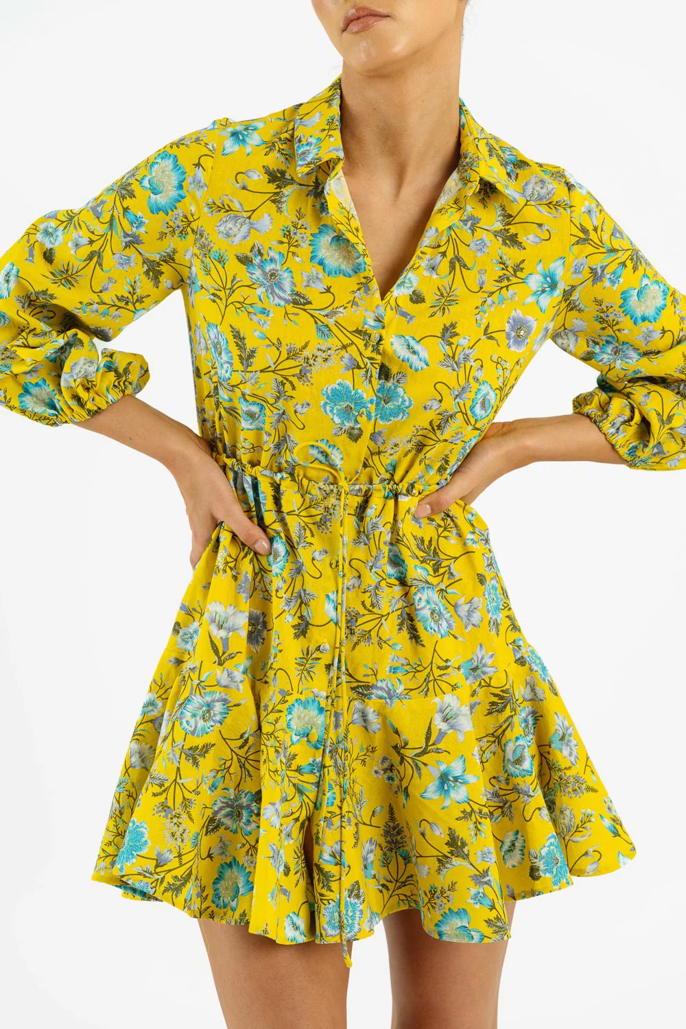ELLA SHIRT DRESS - POSITANO PRINT - Image 6