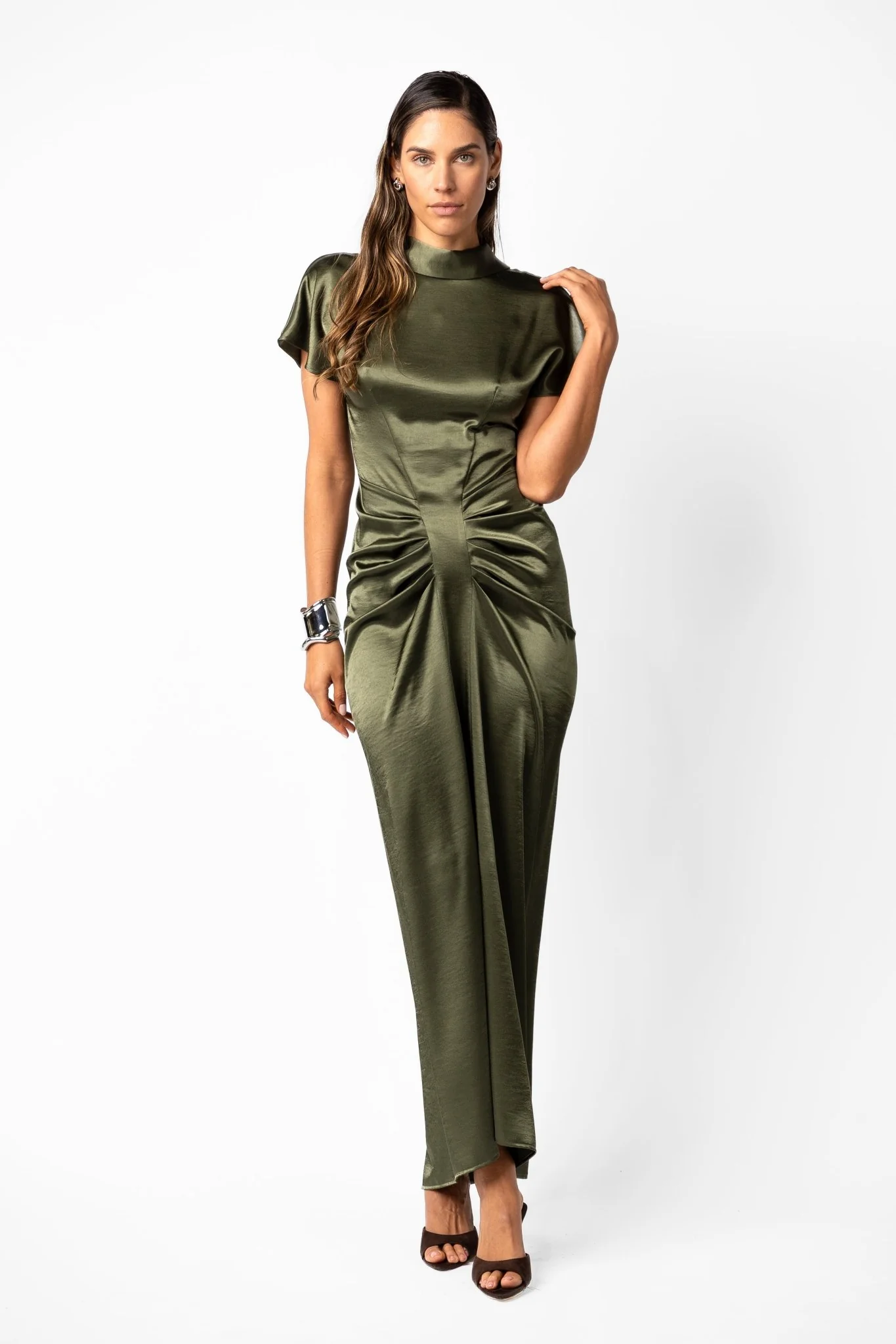 LUCENT MAXI –  THICKET SATIN - Image 5