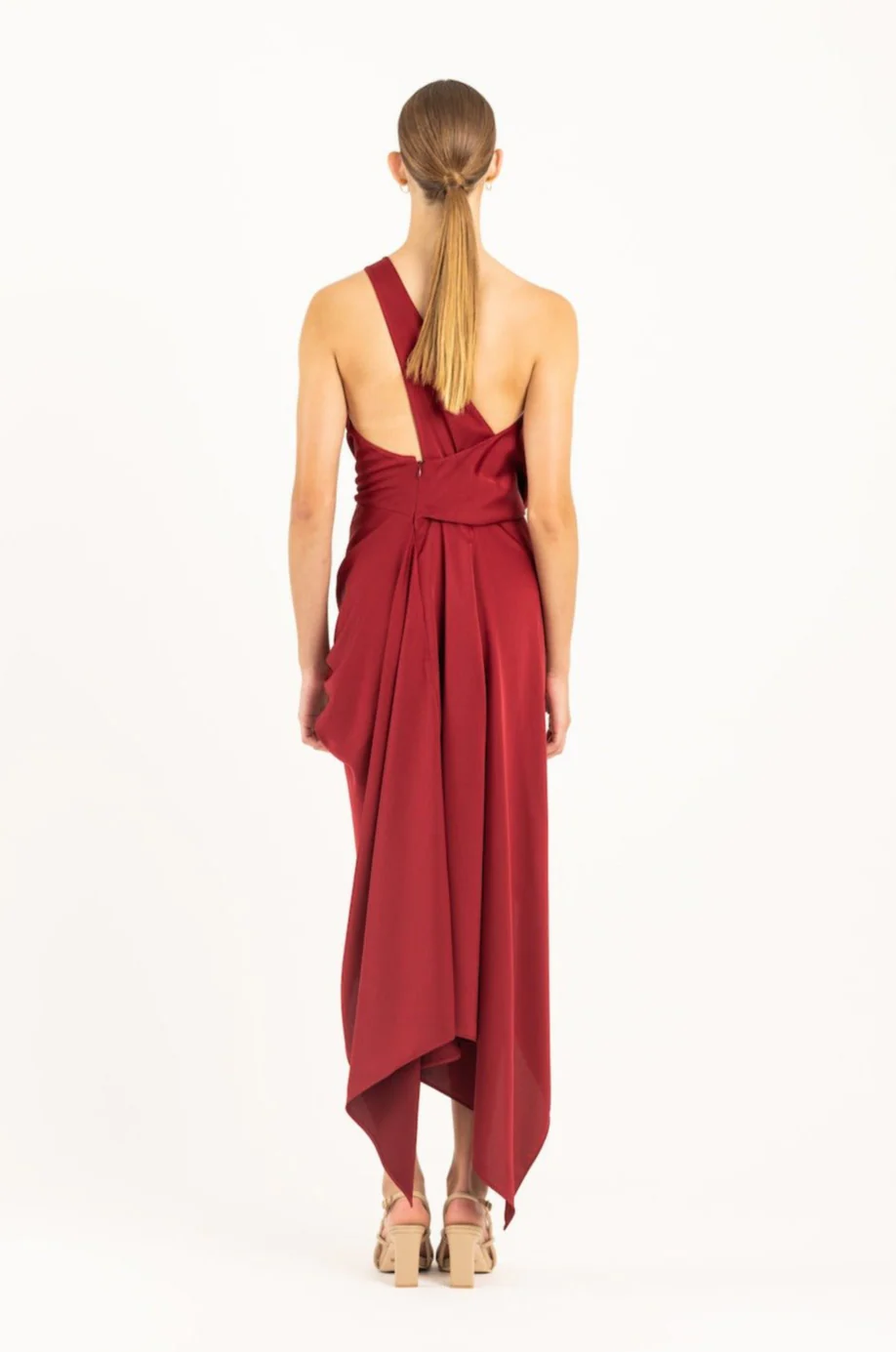 PHILLY DRESS IN BLACK CHERRY - Image 4