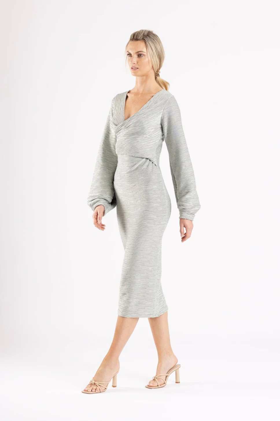 RESOLUTE DRESS IN DEW MIST RIB - Image 3