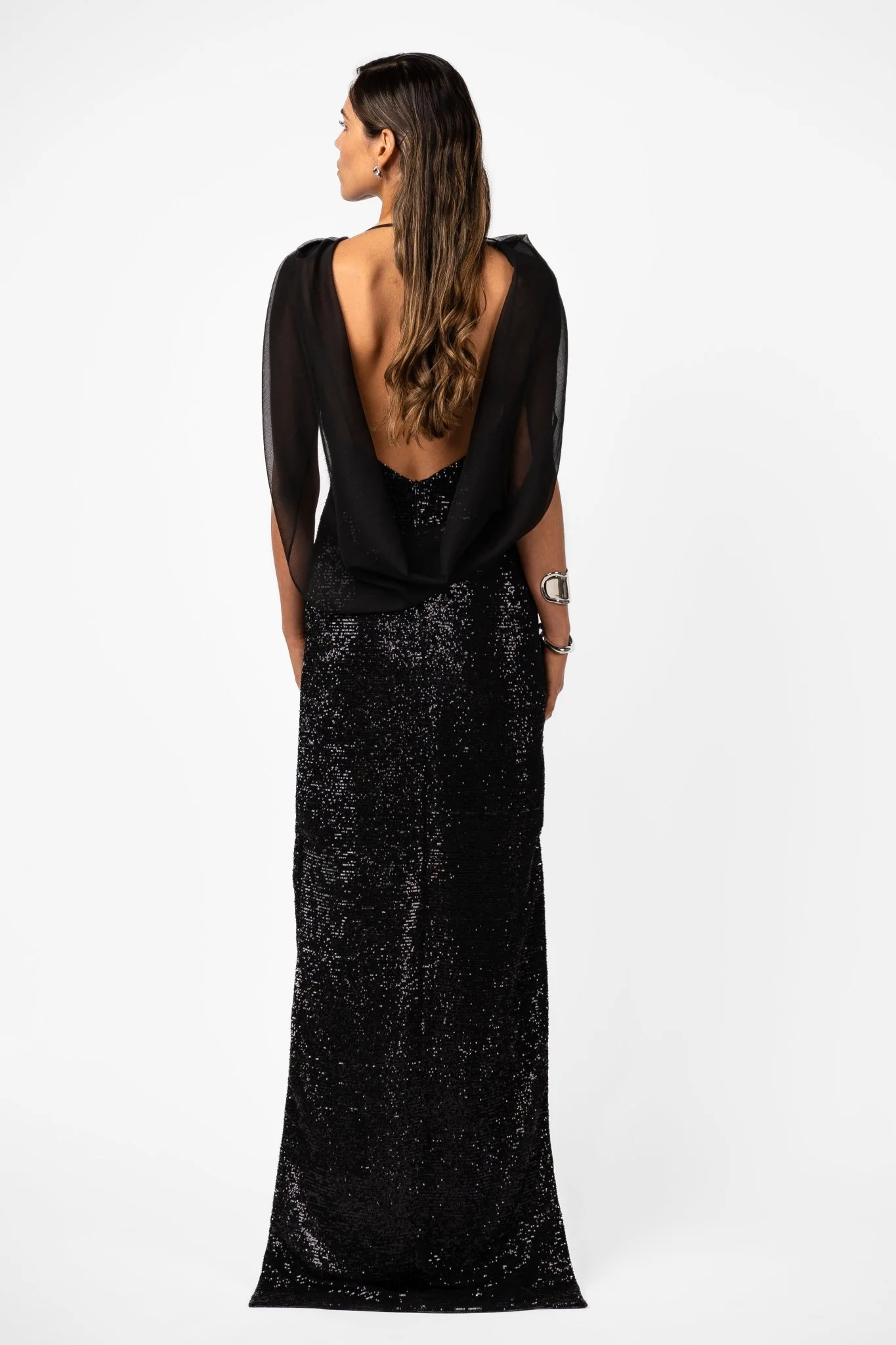 VELARE MAXI - SILHOUETTE BLACK SEQUIN - Image 8