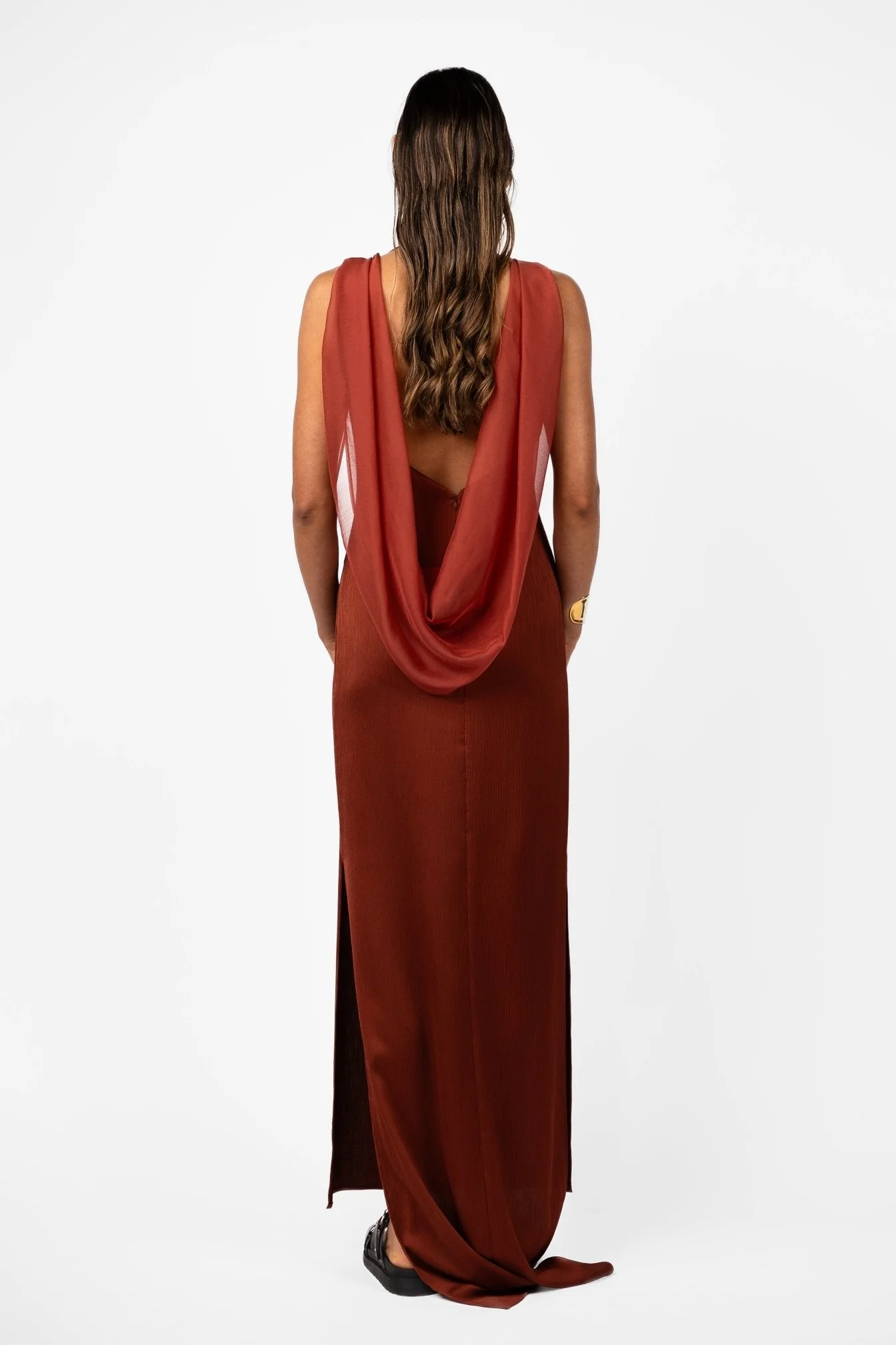 VELARE MAXI - TERRA ROSA SATIN - Image 6
