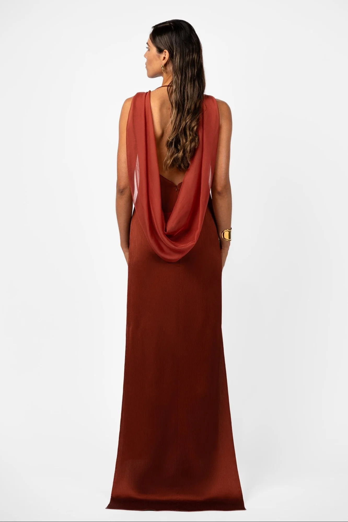 VELARE MAXI - TERRA ROSA SATIN - Image 8